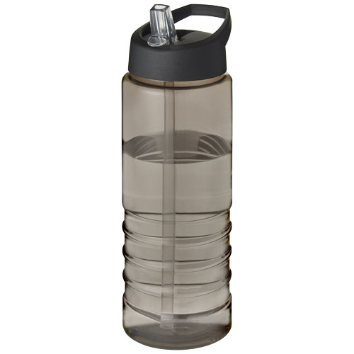 Bouteille de sport promotionnelle 750ml H2O Active® Charbon et Noir